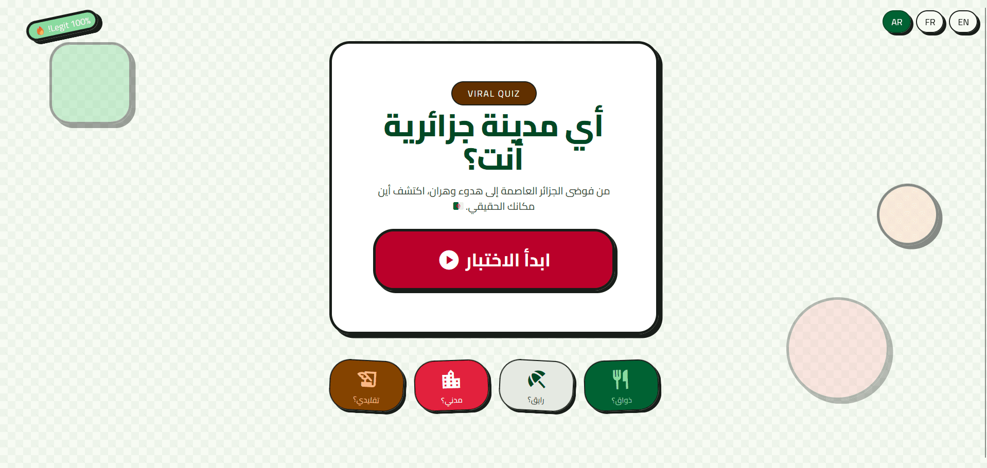 Which Algerian Wilaya Fits You?